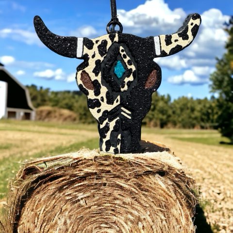 Aztec Bull Skull