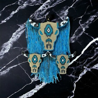 Aztec Bull Skull SET