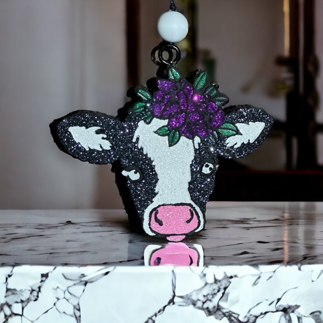 Calf W/ Flowers