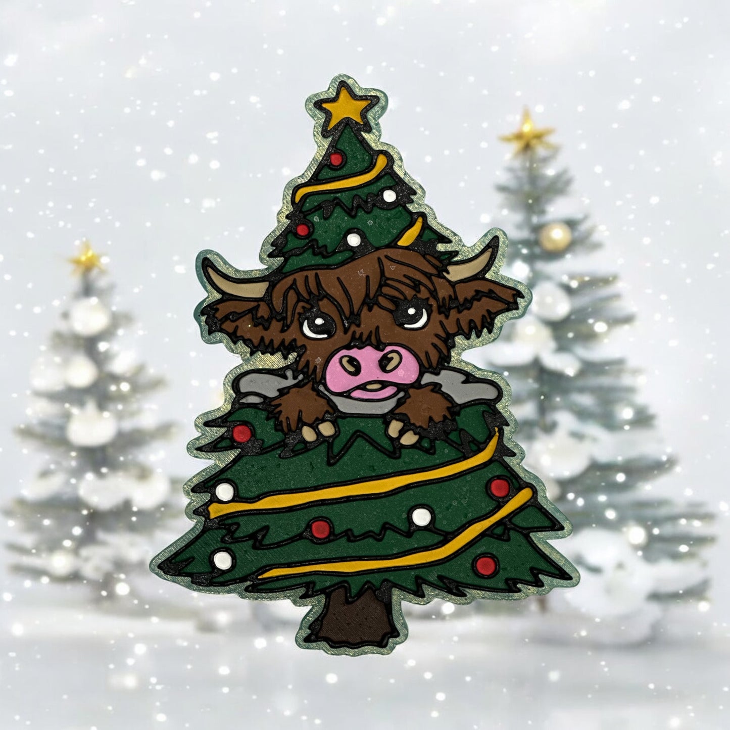 Christmas Tree Cow