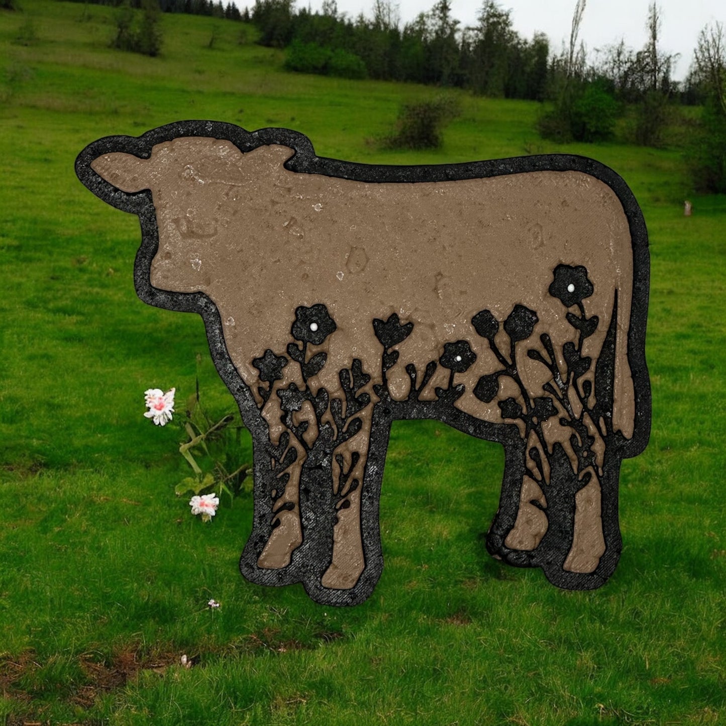 Floral Cow