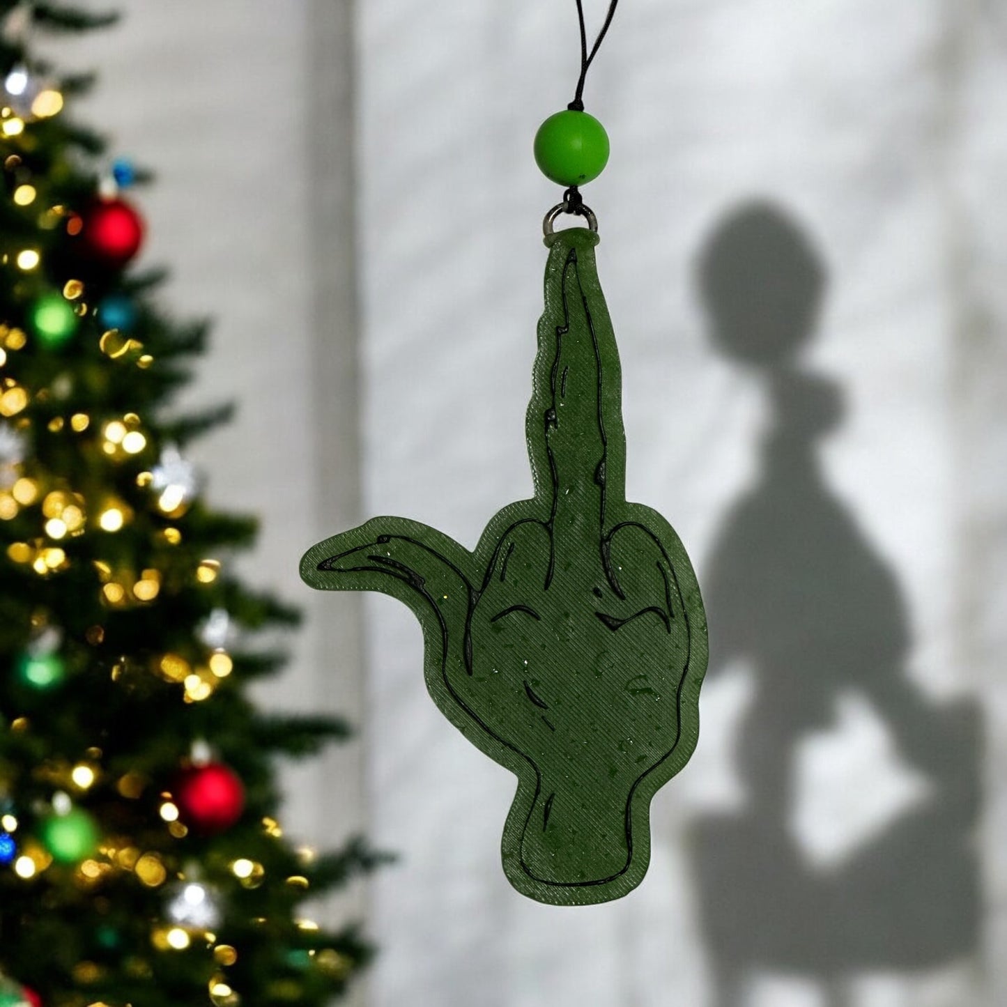 Christmas Grinch Finger