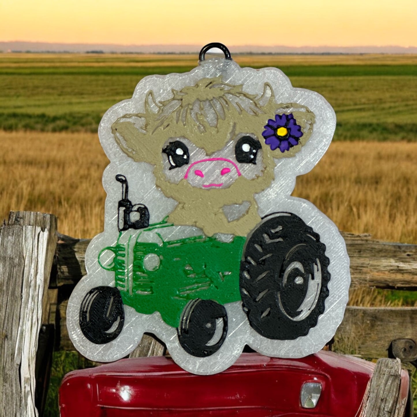 Highlander on Tractor