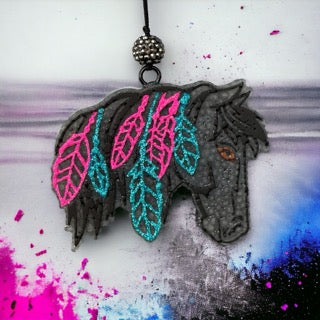Horse W/ Feathers