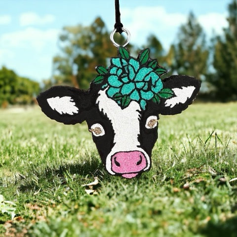 Calf W/ Flowers