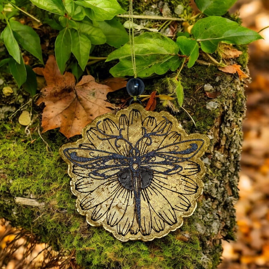 Dragonfly W/ Sunflower