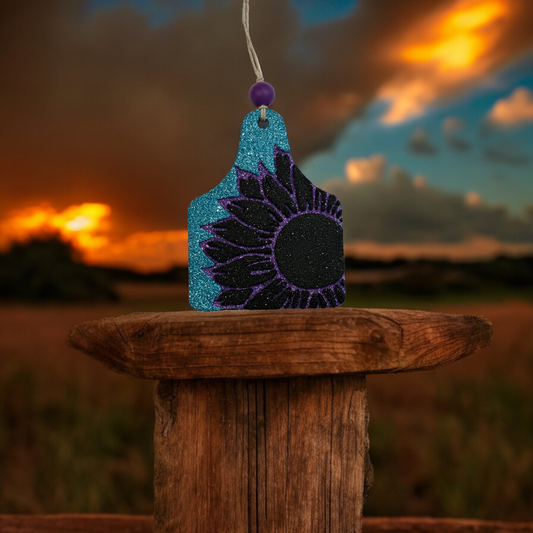 Sunflower Ear Tag