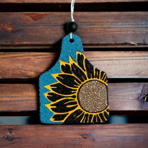 Sunflower Ear Tag