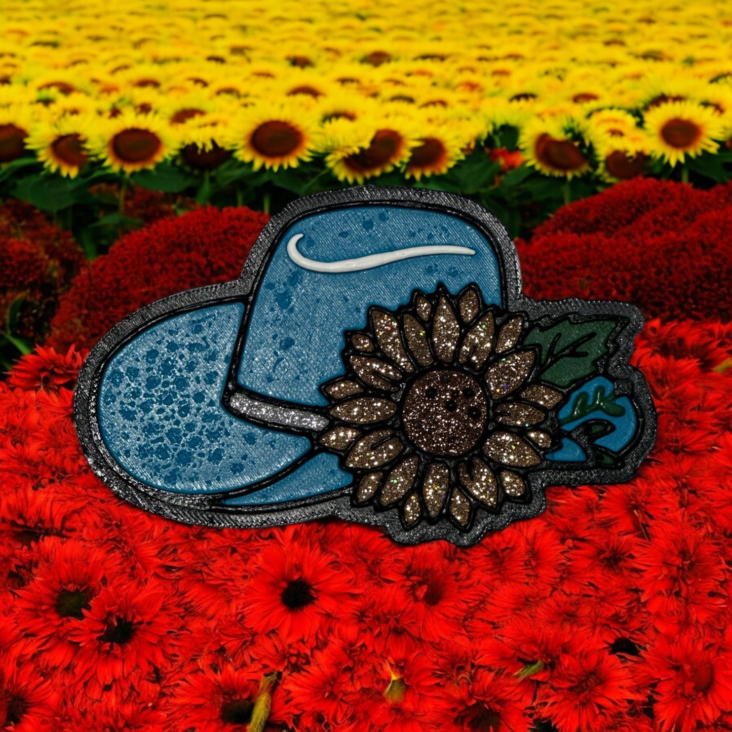 Hat W/ Sunflower